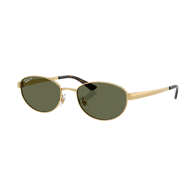 RB3774D in Arista Gold with Dark Green Polarized